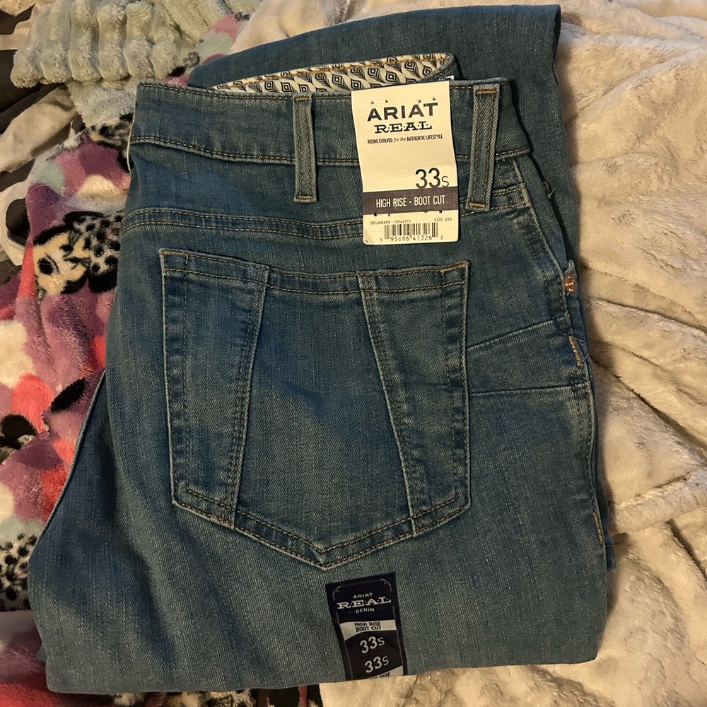 Ariat Blue Denim Boot Cut Jeans